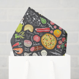 cool pizzagetiel patroon tissuepapier