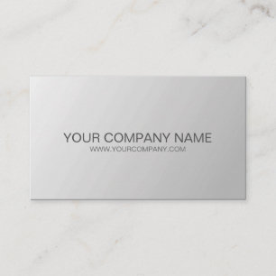 Cool Plain Grey Modern Visitekaartje