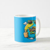 Cool Planet Coffee Mok Fun Earth Cartoon Eco Gift (Voorkant rechts)