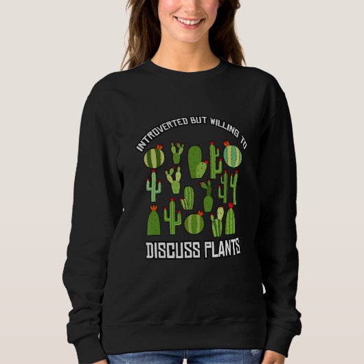Cool Plant Introverted but Willing to Discuss Plan Trui (Voorkant)