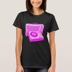 Cool Platenspeler DJ Vinyl 80s Radio Music  T-shirt