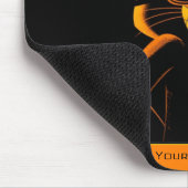 Cool Playful Retro Poster Rabbit Nightclub Mood  Muismat (Hoek)