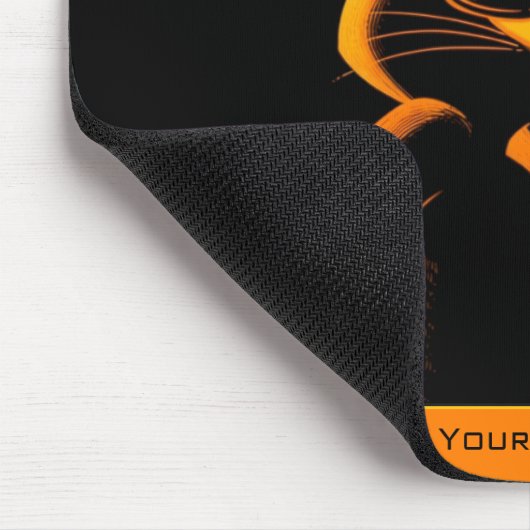 Cool Playful Retro Poster Rabbit Nightclub Mood  Muismat (Hoek)