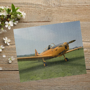 Cool Plezier Vliegtuig Foto Piloot Familie Luchtva Legpuzzel