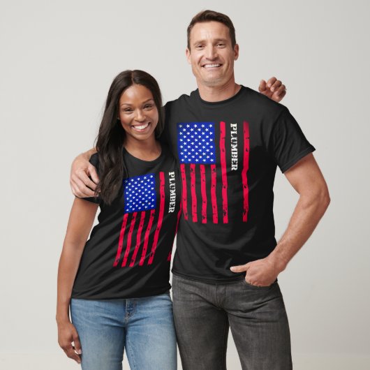 Cool Plumber Accessoires Dingen Stuff USA Flag T-shirt (Unisex)