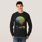 Cool Pluto Dwergplaneet Kuipergordel Astronomie T-shirt (Voorkant volledig)