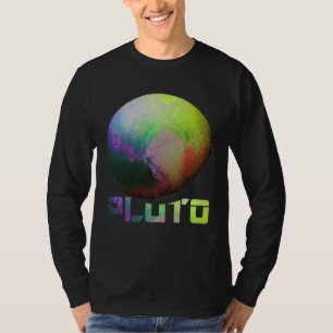 Cool Pluto Dwergplaneet Kuipergordel Astronomie T-shirt