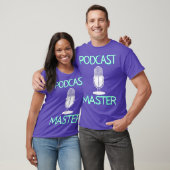Cool Podcast Master Funny Microphone Boss Gift T-shirt (Unisex)