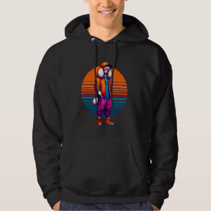 Cool Poedel Hond Moderne Stedelijke Stijl Zonsonde Hoodie