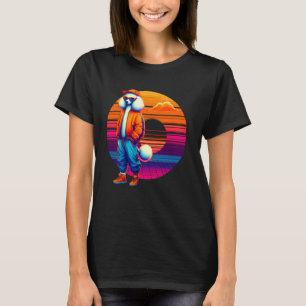 Cool Poedel Hond Moderne Stedelijke Stijl Zonsonde T-shirt