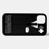 Cool Poker Champ Pinstripe Suit Casino Case-Mate iPhone Case (Achterkant (horizontaal))