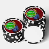 COOL! Poker Chips - Zwart - Aangepast (Opstapeling)