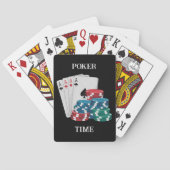 Cool poker tijd tekst toevoegen pokerkaarten (Achterkant)