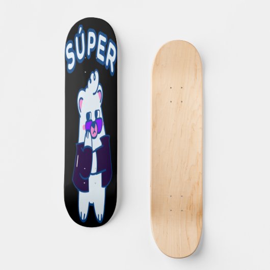 Cool Polar Beer Persoonlijk Skateboard (Voorkant)