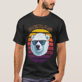 Cool Polar Beer Retro Sunset Surfen Vibes T-shirt