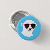 Cool Polar Beer Ronde Button 3,2 Cm (Voorkant /achterkant)
