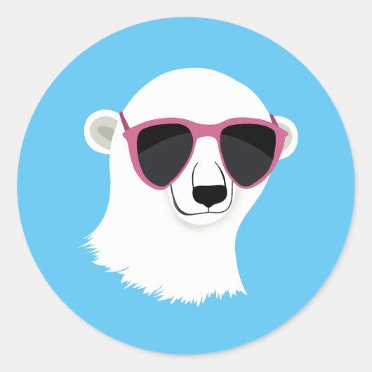 Cool Polar Beer Sticker (Voorkant)