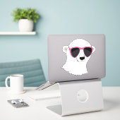 Cool Polar Beer Sticker (Laptop op bureau)