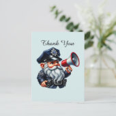 Cool Politie bedankt  Briefkaart (Staand voorkant)