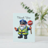 Cool Politie bedankt Briefkaart (Staand voorkant)