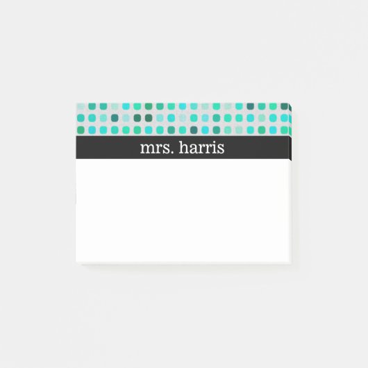 Cool Polkas Post-it® Notes (Voorkant)