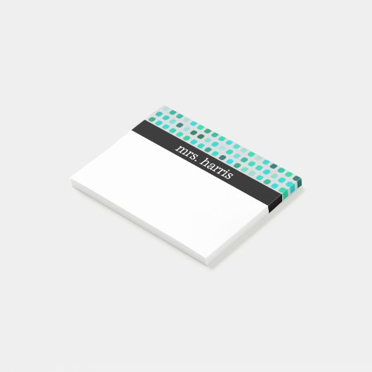 Cool Polkas Post-it® Notes (Schuin)