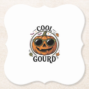 Cool pompoen shirt vintage gegraveerd Halloween zo Kartonnen Onderzetters