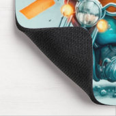 Cool Poodle hond schattige, grappige wandelende ho Muismat (Hoek)