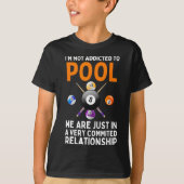 Cool Pool Art Voor Mannen Vrouwen Jongens Biljart  T-shirt (Voorkant)