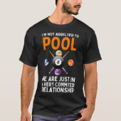Cool Pool Art Voor Mannen Vrouwen Jongens Biljart  T-shirt (Voorkant)