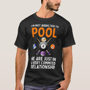 Cool Pool Art Voor Mannen Vrouwen Jongens Biljart T-shirt