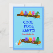 Cool Pool Party. Kaart (Voorkant)