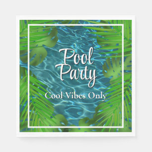 Cool Pool Party palmbladeren Servet