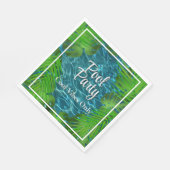 Cool Pool Party palmbladeren Servet (Hoek)