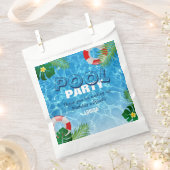 Cool Pool Party Verjaardag Dank u Bedankzakje (Geknipt)