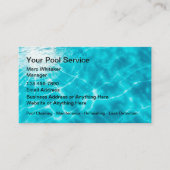 Cool Pool Service Visitekaartjes NIEUW (Voorkant)
