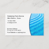 Cool Pool Service-Visitekaartjes Visitekaartje (Voorkant)