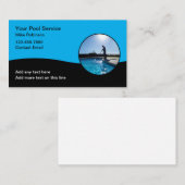 Cool Pool Service-Visitekaartjes Visitekaartje (Voorkant / Achterkant)