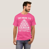Cool Pool Speler biljart liefhebbers T-shirt (Voorkant volledig)