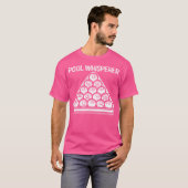 Cool Pool Speler biljart liefhebbers T-shirt (Voorkant volledig)