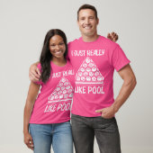 Cool Pool Speler biljart liefhebbers T-shirt (Unisex)