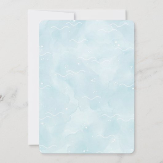 Cool Pool verjaardagsuitnodiging Kaart (Achterkant)