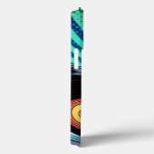 Cool Pop Art Comic Style Meisje met Vinyl Album Case-Mate iPhone Case (Achterkant / Rechts)