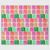 Cool Pop Art Snowmobiler Cadeaupapier (Vlak)