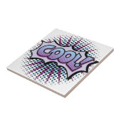 Cool Pop Art Tegeltje (Zijkant)