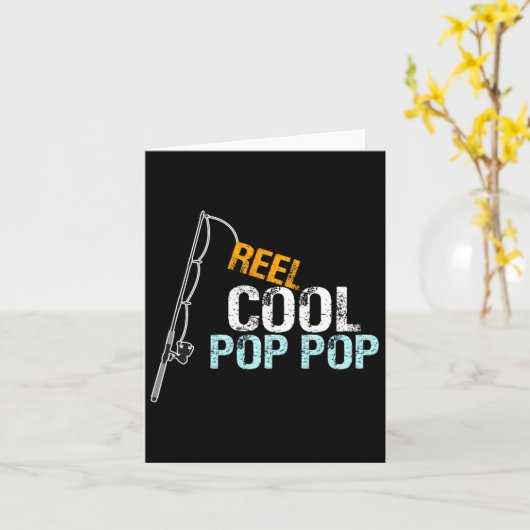 Cool Pop Pop poppop cadeau van kleindochter grands Kaart (Gele Bloem)