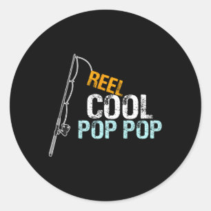 Cool Pop Pop poppop cadeau van kleindochter grands Ronde Sticker