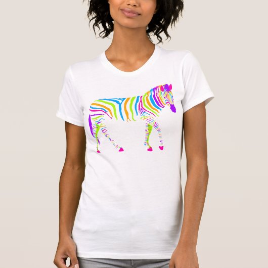 Cool Pop Zebra Stripes T shirt (Voorkant)