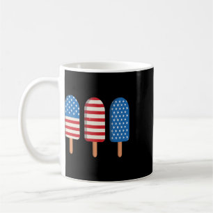 Cool Popsicle Amerikaanse Vlag Patriottisch 4 juli Koffiemok