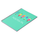 Cool Popsicles mint Green Custom School Notitieboek (Linkerzijde)